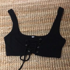 Bralette bra corset top